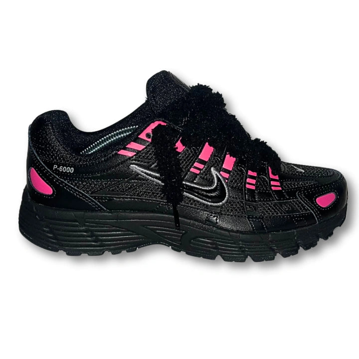 Nike p6000 Black Pink Fluffy