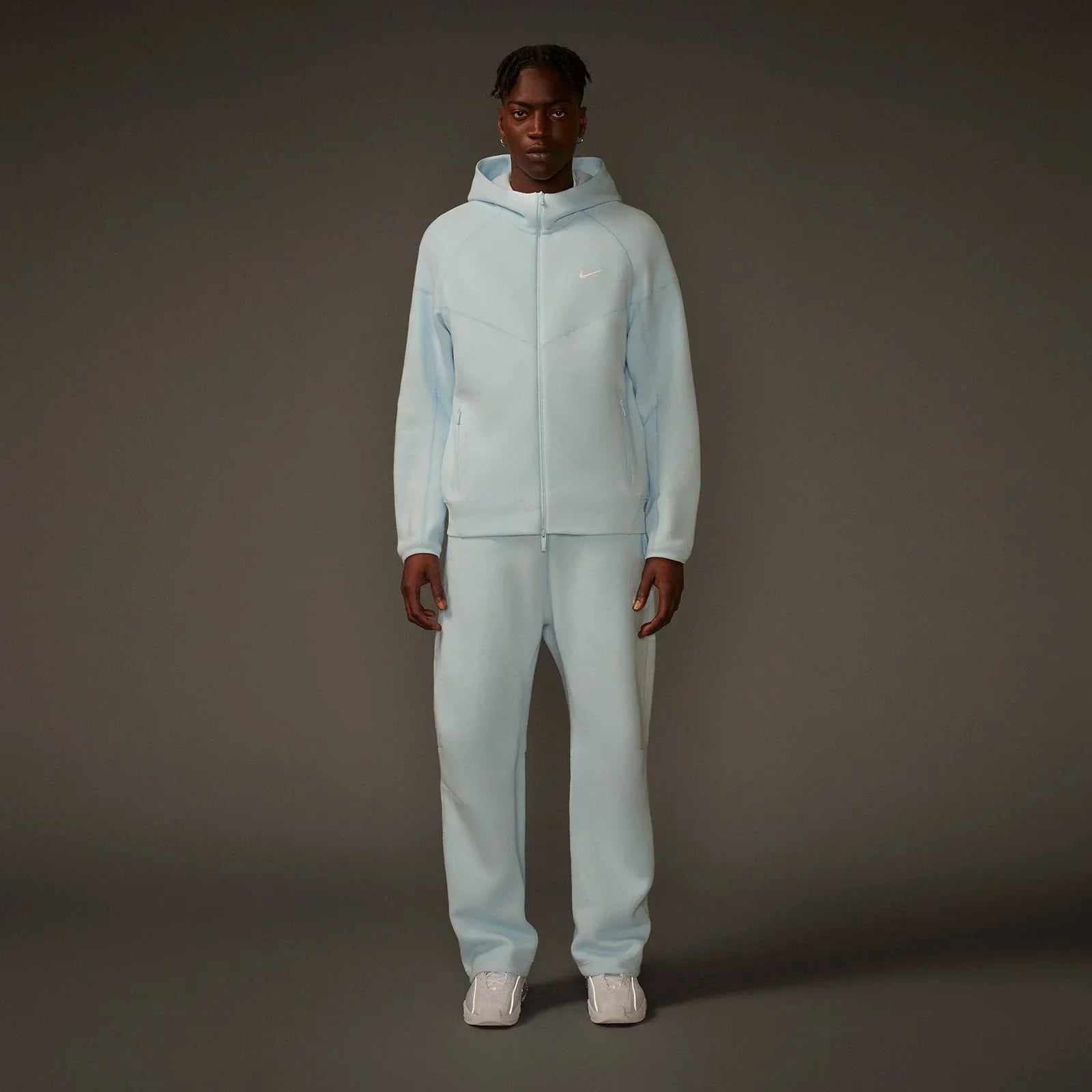 Ensemble Nocta Fleece Bleu Zip